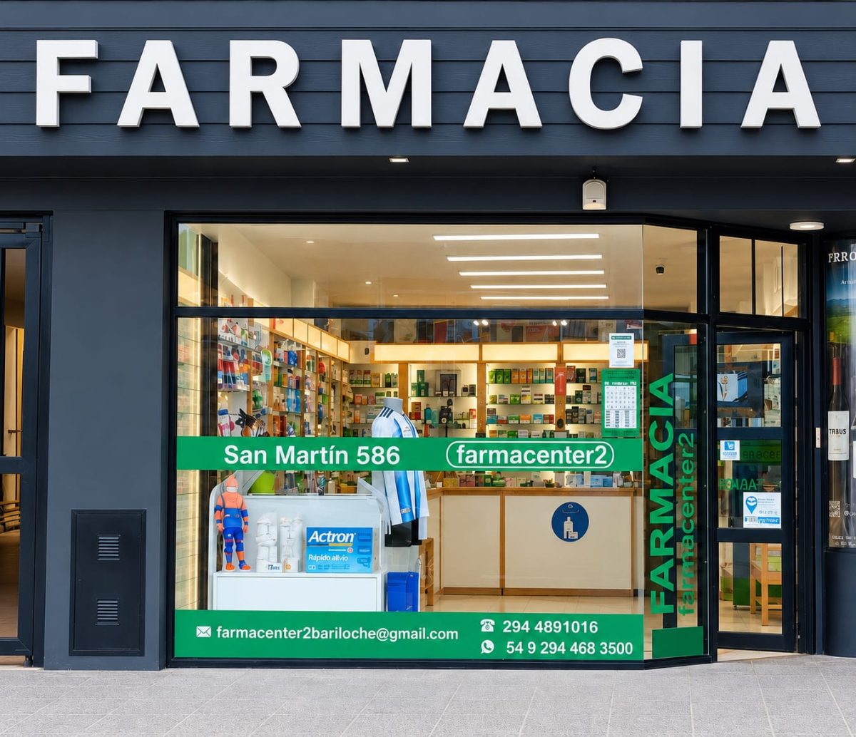 Fachada de la farmacia Farmacenter II