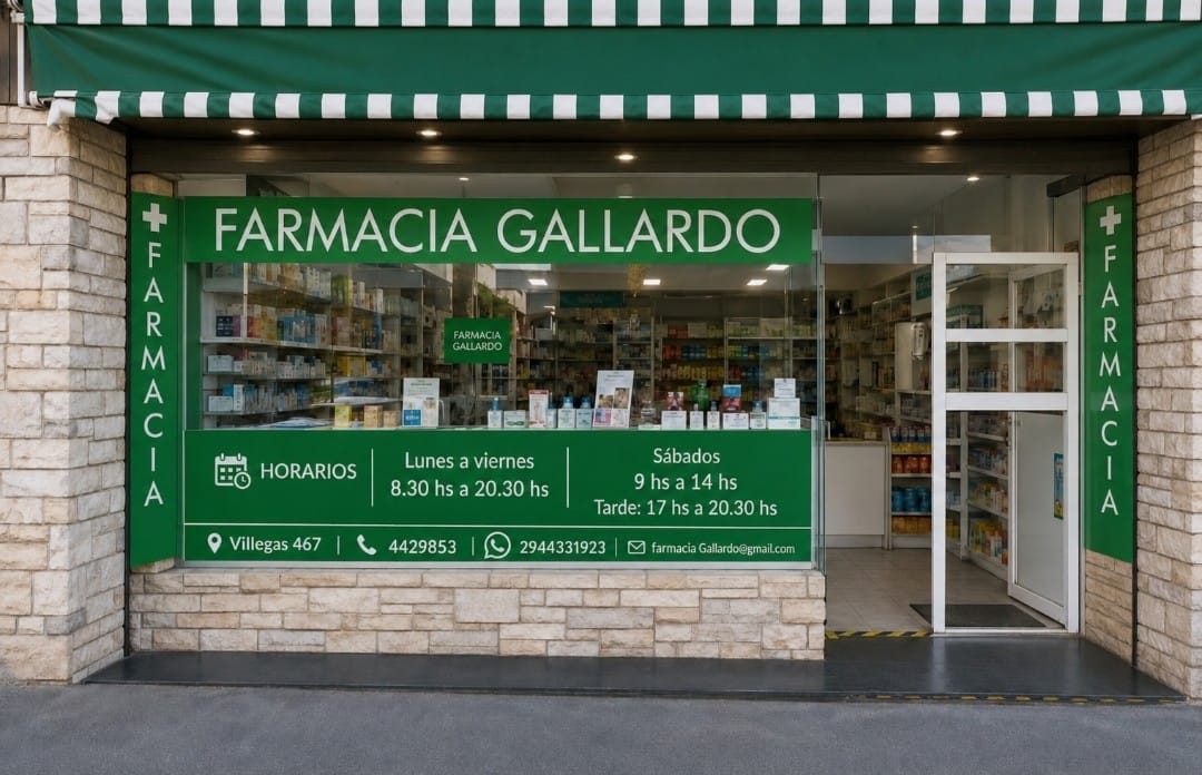 Fachada de la farmacia Gallardo