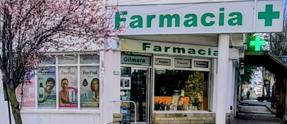 Fachada de la farmacia Gilmore